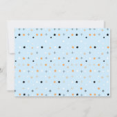 Invitation Two Spooky Blue Halloween Invite with Photo (Dos)