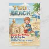 Invitation Two the Beach 2nd Birthday (Devant)