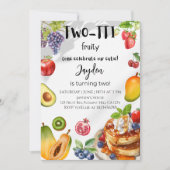 Invitation Two -TTI Frutti Boy 2nd Birthday Party (Devant)