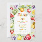 Invitation Two-tti Frutti petits fruits mignons 2ème annivers (Devant)