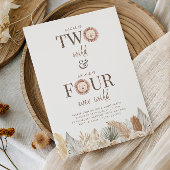 Invitation Two Wild and Four Ever Wild Joint Invite