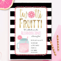Twotti Fruitti Citron rose Noir + Blanc Anniversai