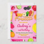 Invitation Twotti Fruitti - Fruits Anniversaire (Devant)