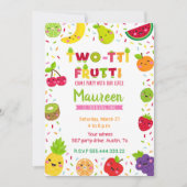 Invitation Twotti frutti 2e anniversaire (Devant)