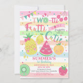 Invitation Twotti Frutti - 2e anniversaire - Fruit (Devant)