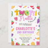 Invitation Twotti Frutti, Anniversaire Two-tti Fru (Devant)