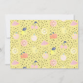 Invitation Twotti Frutti Fruit Orange Photo 2e anniversaire (Dos)