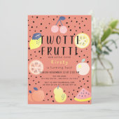 Invitation Twotti Frutti Orange 2e anniversaire (Debout devant)