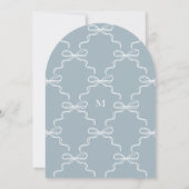 Invitation Tying Bow Sketch Mariage Fête des mariées de robe (Dos)