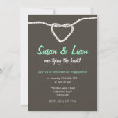 Invitation Tying the Knot Engagement Party (Devant)