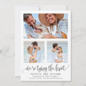 Invitation Tying The Knot Wedding Enregistrer La Date 3 Photo (Devant)