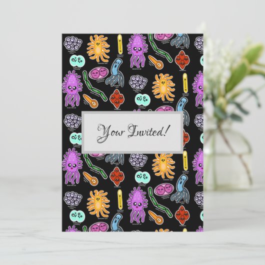 Invitation Types de bactéries (Debout devant)