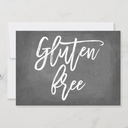 Invitation Typographie Chaleureuse Chalet Gluten Gratuit Impr (Devant)