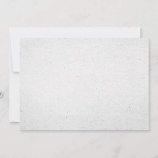 Invitation TYPOGRAPHIE DE CUIVRE Mariage de script lettres ma (Dos)