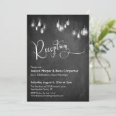 Invitation Typographie De Réception, Edison Lights, Tableau D (Debout devant)