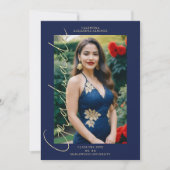 Invitation Typographie de script de la Marine Espagnole (Devant)