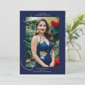 Invitation Typographie de script de la Marine Espagnole (Debout devant)