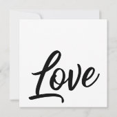 Invitation Typographie de script gras, "Leur mariage" minimal (Dos)
