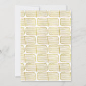 INVITATION TYPOGRAPHIE DORÉE ÉLÉGANTE SIMPLE POUR TOUT ÂGE PO (Dos)