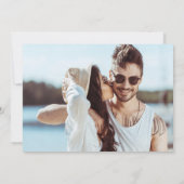 Invitation Typographie drôle Rien de Mariage photo fantaisie (Dos)