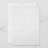 Invitation TYPOGRAPHIE DU CUIVRE Dîner de répétition Mariage (Dos)