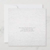 Invitation TYPOGRAPHIE DU CUIVRE Elle A Dit Oui Fiançailles C (Dos)