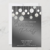 Invitation Typographie du logo moderne entreprise fête de Noë (Devant)