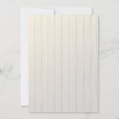 Invitation Typographie du script de douche Couples Hydrangées (Dos)