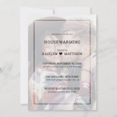 Invitation Typographie floue moderne Faded Party (Devant)