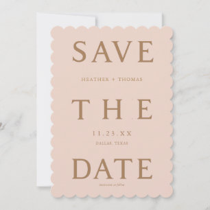 Invitation Typographie minimaliste Mariage Enregistrer Les Da