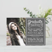 Invitation Typographie moderne moderne tendance de tableau no (Debout devant)