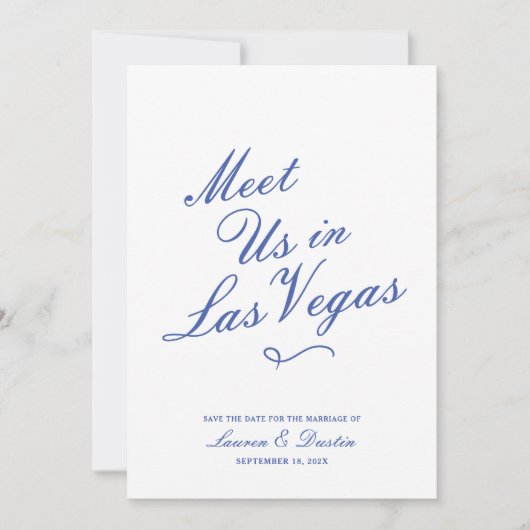 Invitation Typographie Moderne Rencontre Nous | Mariage Éparg (Devant)