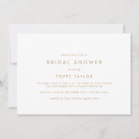 Typographie Or Chic Fête des mariées horizontale