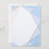 Invitation Typographie parties scintillant or Restaurant NOUV (Dos)