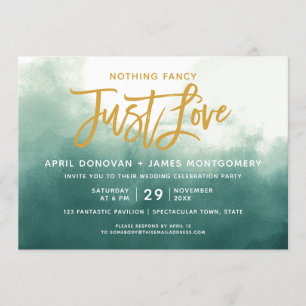 Invitation Typographie Pinceau Ombre Rien de Fantaisie Juste