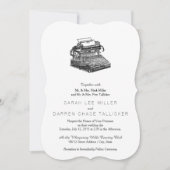 Invitation Typographie Smith Premier No. 2 (Devant)