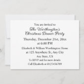 Invitation Typography Winter Scenery Cottage Watercolor  (Dos)