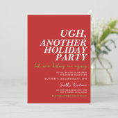 Invitation Ugh Une Autre Fête De Vacances (Debout devant)