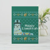Invitation Ugly Hanukkah Lama Llamakkah (Debout devant)