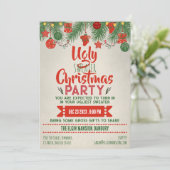 Invitation Ugly Sweater Christmas Party (Debout devant)