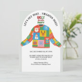 Invitation Ugly Sweater Christmas Party (Debout devant)