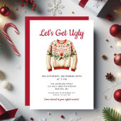 Invitation Ugly Sweater Christmas Party 