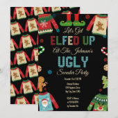 Invitation Ugly Sweater Christmas Party (Devant / Derrière)