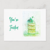 Invitation  uitnodiging briefkaart (Voorkant)