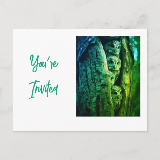 Invitation uitnodiging briefkaart (Voorkant)