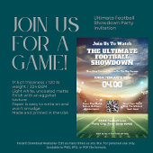 Invitation Ultimate Football Shodown Party
