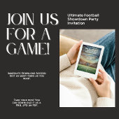 Invitation Ultimate Football Shodown Party