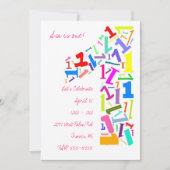 Invitation Un ! (Devant)