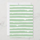 Invitation Un A-Saurus Boy Dinosaur 1er Anniversaire Invitati (Dos)