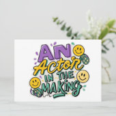 Invitation Un acteur en devenir (Debout devant)